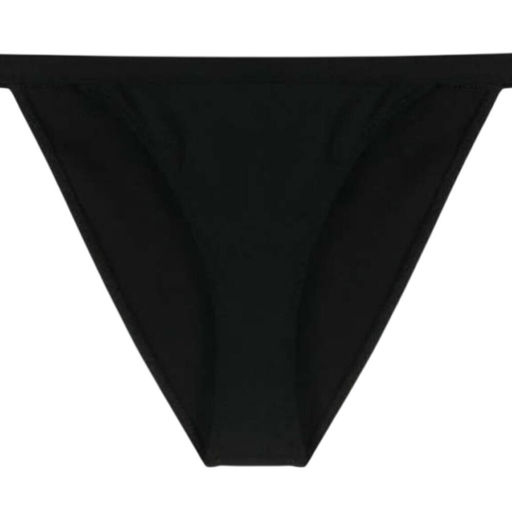 Mara Hoffman Black Lenni Bikini Bottom Medium Swimwear Eco Friendly Sustainable